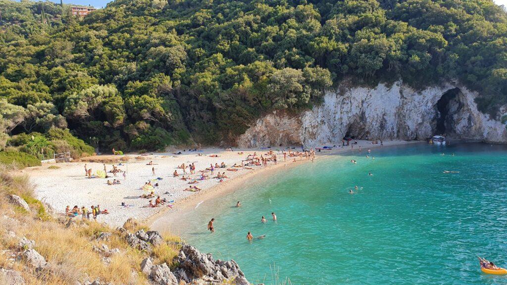 Rovinia beach corfu