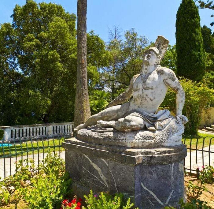 Achillion Palace Achillies Statue