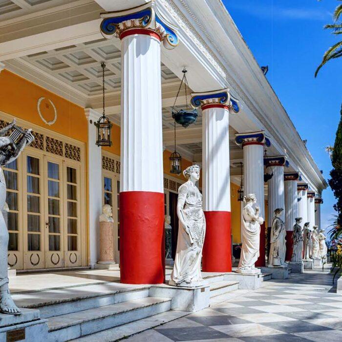 Achillion Palace Close Up