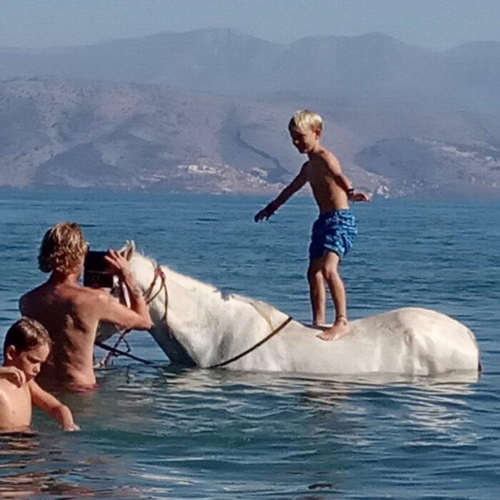 Corfu - Horseriding at the Sea
