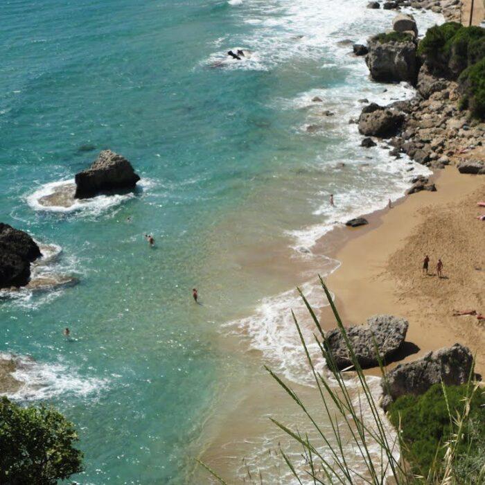 Corfu - Myrtiotissa - Beach from above