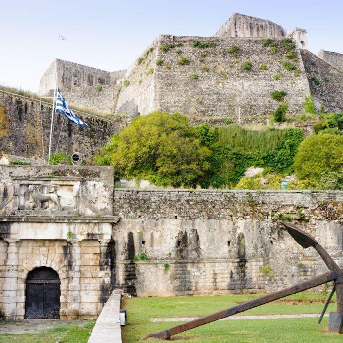 Corfu - New fortress Close up