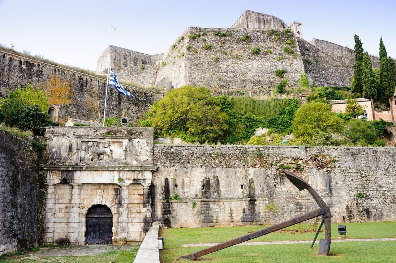 Corfu - New fortress Close up