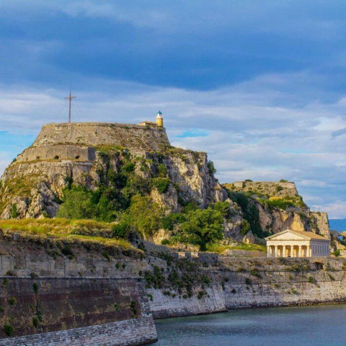 Corfu - The Old Fortress - Far view