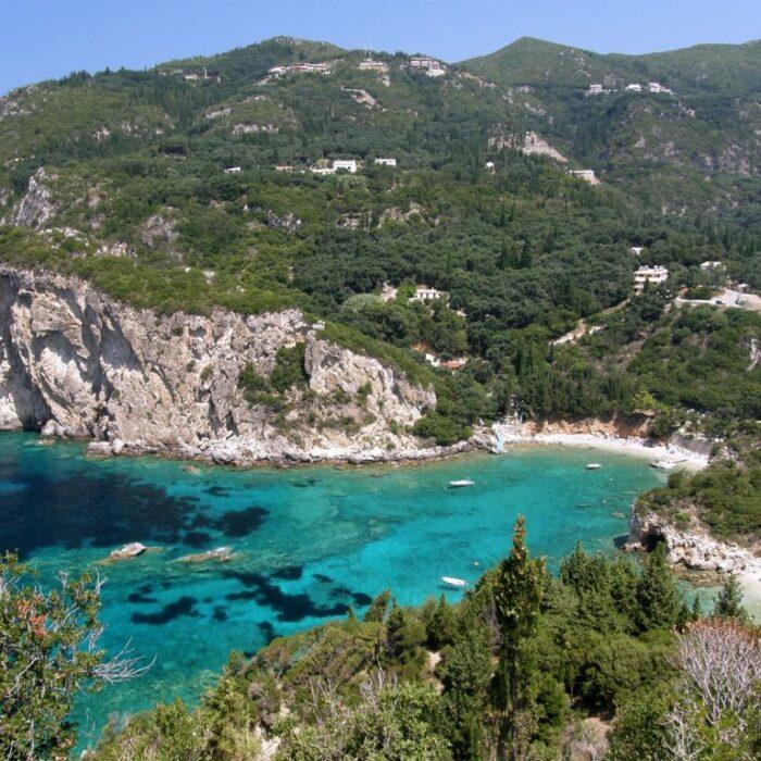 Corfu - Palaiokastritsa - Aerial view 2