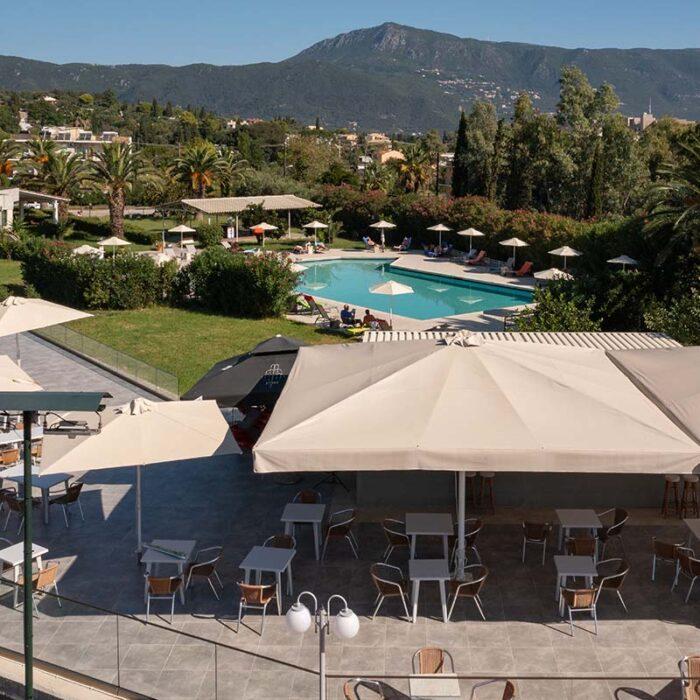 gallery facilities pool above far view
