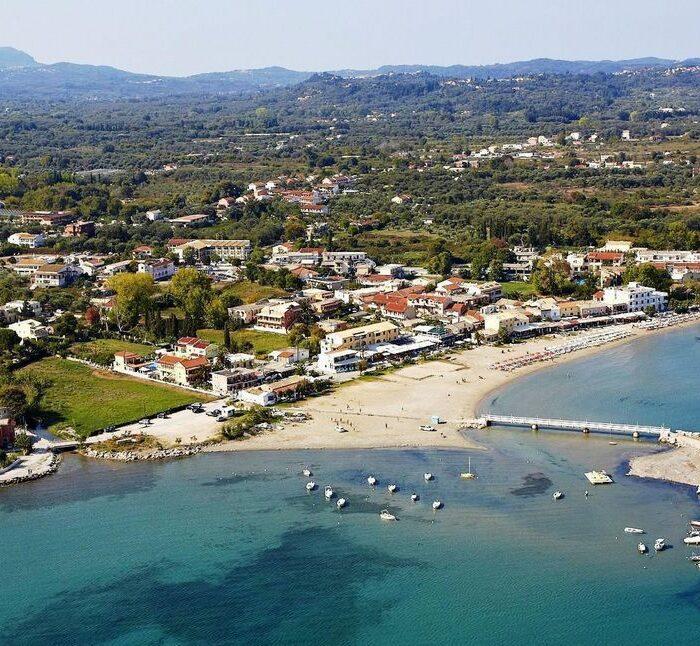 Corfu - Roda - Aerial view