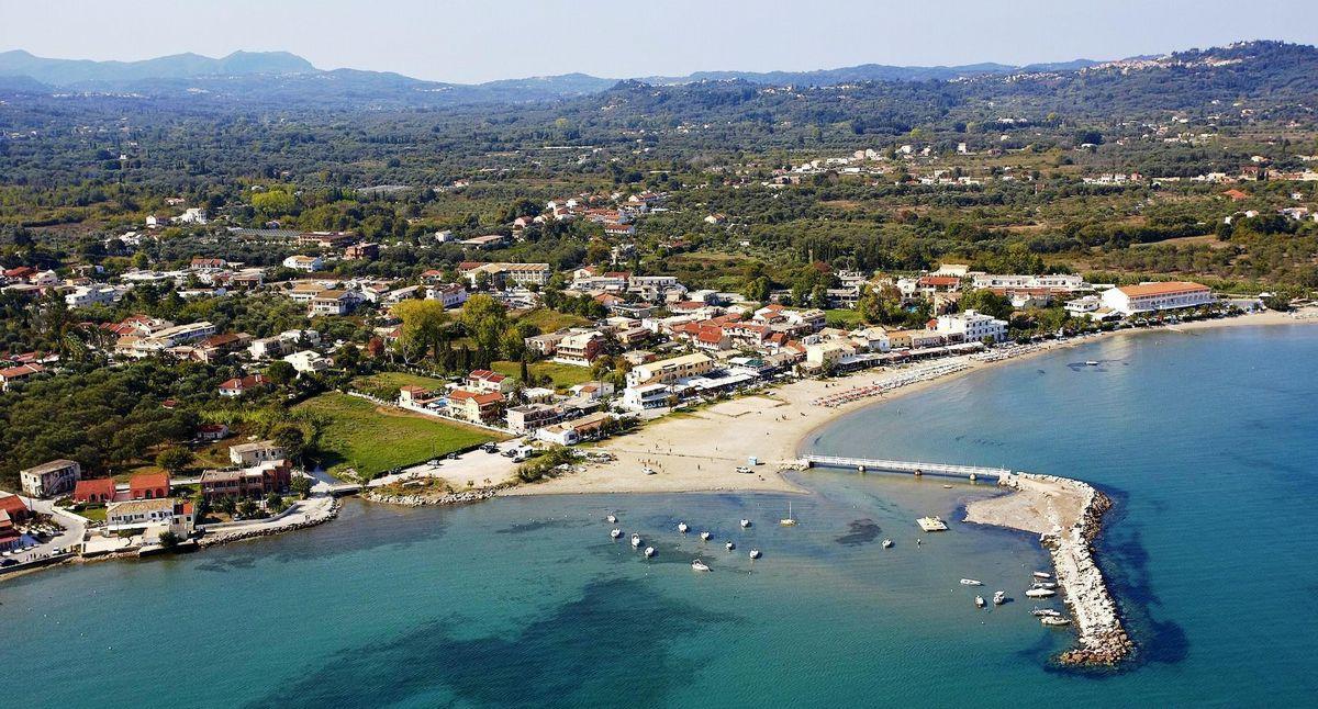 Corfu - Roda - Aerial view